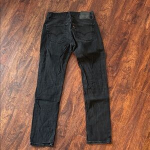 Levi's Men's Dark Black Slim Jeans